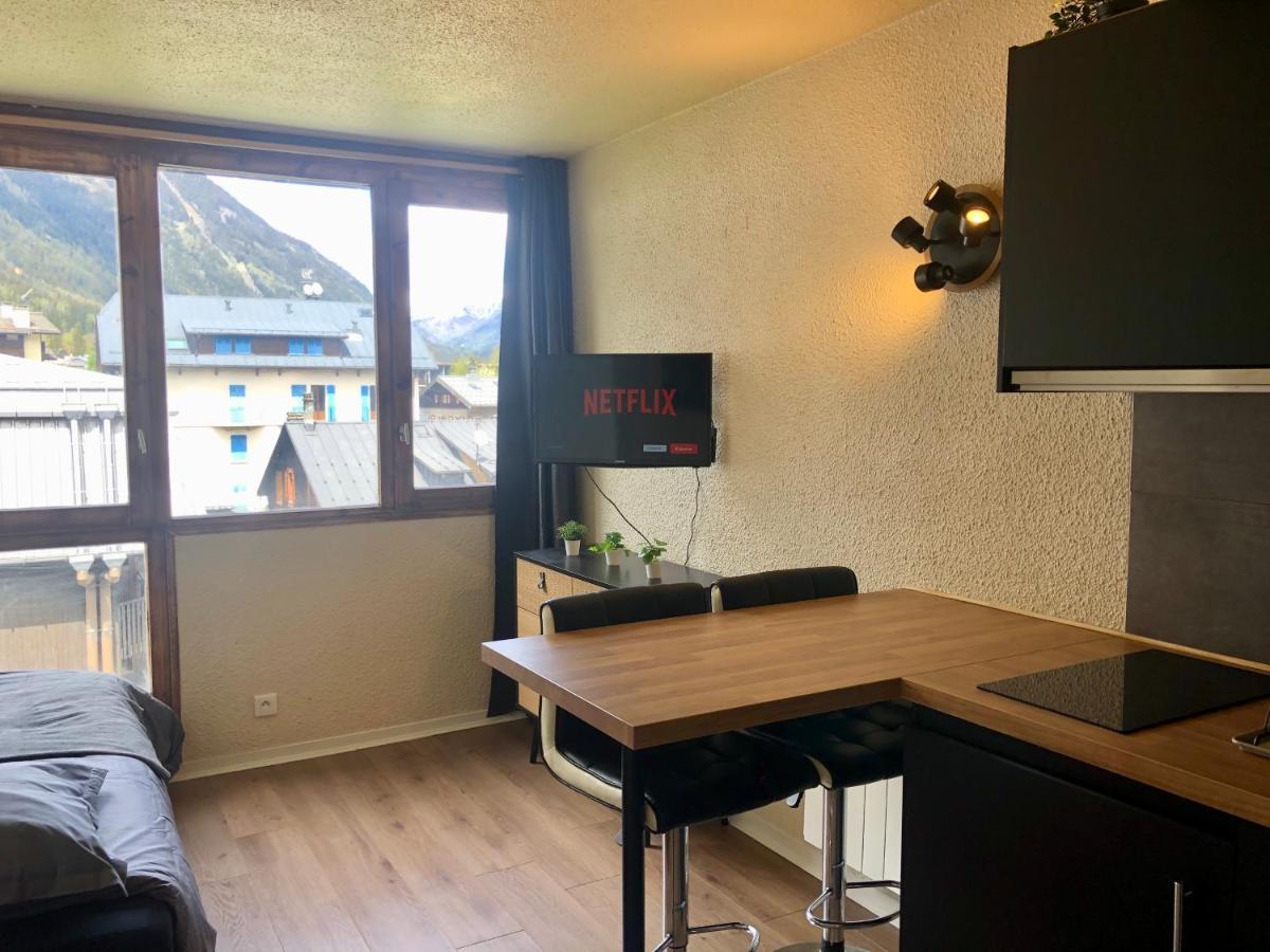 Studio Lumineux Neuf Dans L'Hyper Centre Avec Vue Chamonix Eksteriør bilde